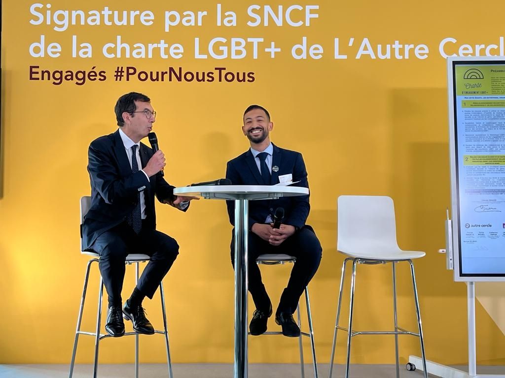 Signature de la Charte LGBT+ de l’Autre Cercle par la SNCF