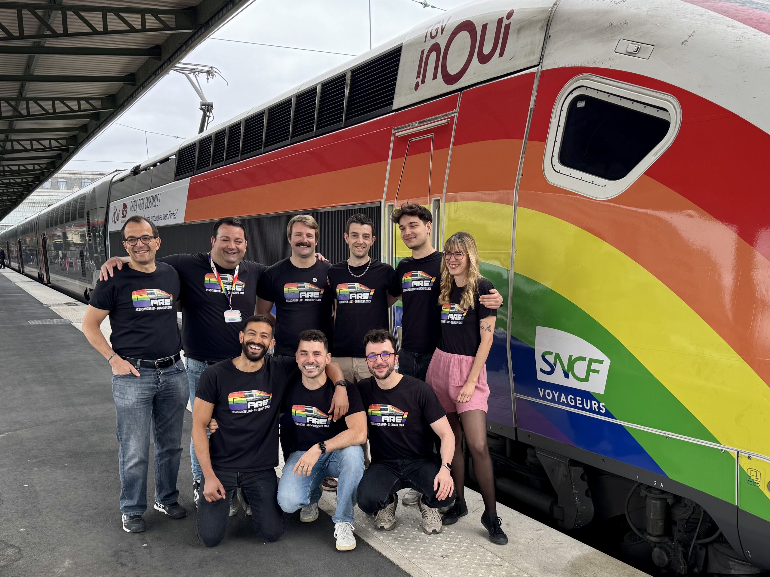 Inauguration du TGV Inoui Arc-en-ciel 🚄